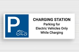 Traffic & Transport Signs - Sign 'Parking Reserved for Charging Only' - custom - glue - en-uk-traffic-signs-002-2-1748953827412
