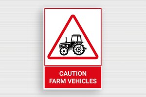 Traffic & Transport Signs - Sign 'Exit of Agricultural Equipment' - custom - glue - en-uk-traffic-signs-002-5-1748953852223