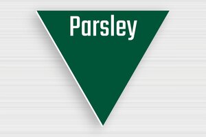 Triangular Signs - Engraved PVC - vert-sapin-blanc - none - en-uk-triangular-sign-001-2-1748959094626