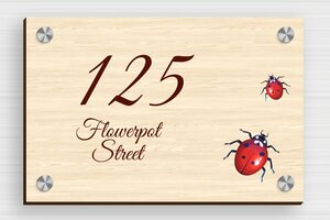 Wood House Number Signs - Printed Wood - erable - screws-caps - en-uk-wooden-house-number-sign-002-5-1748960815467