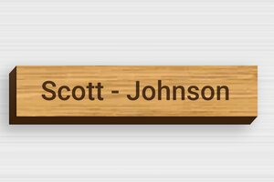 Wood Signs - Engraved Wood - bambou - none - en-uk-wooden-mailbox-sign-001-3-1748959959320 Wood Signs - Engraved Wood - bambou - none - en-uk-wooden-mailbox-sign-001-3-1748959959320