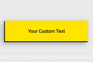 Signs by Color - Engraved PVC - jaune-noir - none - en-uk-yellow-color-sign-001-1-1748958383766