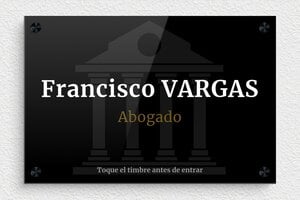Placas para Abogados - Plexiglás - undefined - custom - screws-spacer - es-abogado-007-4-1747820677633