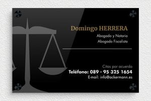 Placas para Abogados - Plexiglás - undefined - custom - screws-spacer - es-abogado-notario-003-1-1747820618594