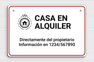 Carteles "Se Alquila" - PVC - undefined - custom - holes-only - es-alquilar-carteles-001-4-1747880464060