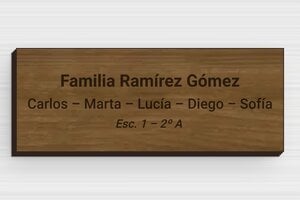 Placas de Madera para Buzón - Madera - undefined - noyer - glue - es-buzon-senal-madera-004-3-1747890562156