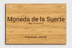 Placas para Box de Caballo - Madera - undefined - bambou - screws - es-caballo-nombre-fecha-nacimiento-002-1-1747819189637