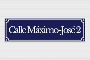 Placas con Nombre de Calle - PVC Forex - undefined - custom - screws-spacer-large - es-cartel-calle-001-3-1747824935497