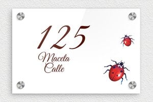 Placas para Animales - Plexiglás - undefined - custom - screws-caps - es-cartel-casa-animal-018-1-1747822574512