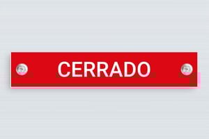 Fijaciones para Placas - Cartel 'Negocio cerrado' - undefined - rouge-blanc - suction-cup - es-cartel-cerrado-completado-002-3-1747818885516