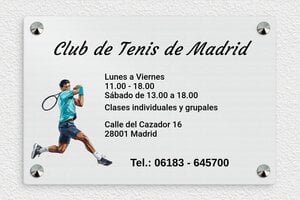 Placas Deportivas - Aluminio - undefined - brosse - screws-caps - es-cartel-club-deportivo-002-3-1747880879726