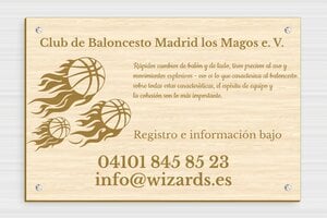 Placas Deportivas - Madera - undefined - erable - screws - es-cartel-club-deportivo-003-1-1747880911520