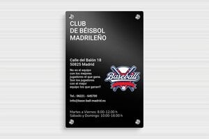 Placas de Aluminio - Aluminio - undefined - noir - screws-spacer - es-cartel-club-deportivo-004-2-1747880976315