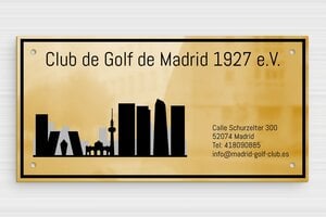 Placas Deportivas - Latón - undefined - poli - holes-only - es-cartel-club-deportivo-004-4-1747880987039