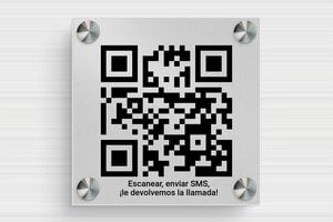 Placas con Código QR - Aluminio - undefined - anodise - screws-spacer - es-cartel-codigo-qr-001-1-1747881262092
