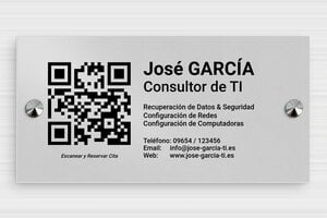 Placas con Código QR - Aluminio - undefined - anodise - screws-caps - es-cartel-codigo-qr-001-3-1747881276512