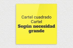 Placas Amarillas - Plexiglás - undefined - custom - none - es-cartel-color-amarillo-003-1-1747889328552