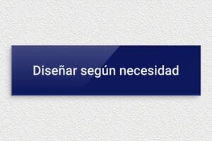 Placas por Color - Plexiglás - undefined - bleu-blanc - none - es-cartel-color-azul-002-1-1747889186155