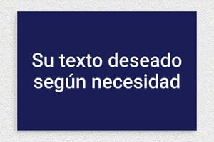 Placas por Color - PVC - undefined - bleu-marine-blanc - none - es-cartel-color-azul-002-2-1747889189667