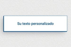 Placas Rectangulares - PVC - undefined - blanc-bleu - none - es-cartel-color-blanco-001-2-1747889788918