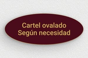 Placas por Color - PVC - undefined - bordeau-or - none - es-cartel-color-burdeos-002-1-1747889252747