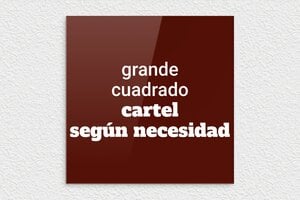 Placas por Color - Plexiglás - undefined - custom - none - es-cartel-color-burdeos-002-3-1747889260520