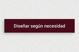 Placas por Color - PVC - undefined - bordeau-blanc - none - es-cartel-color-burdeos-003-4-1747889281775
