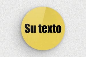 Placas Doradas - Plexiglás - undefined - or-clair-noir - none - es-cartel-color-dorado-001-5-1747889366905