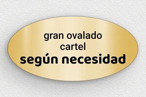 Placas Doradas - PVC - undefined - or-brosse-noir - none - es-cartel-color-dorado-002-1-1747889371567