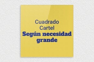 Placas Doradas - Plexiglás - undefined - or-clair-bleu - none - es-cartel-color-dorado-002-4-1747889384671