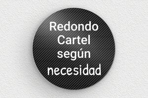 Placas Negras - PVC - undefined - carbon-blanc - none - es-cartel-color-negro-003-4-1747889712711