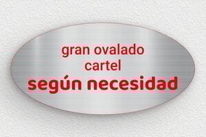 Placas Plateadas - PVC - undefined - acier-rouge - none - es-cartel-color-plata-002-3-1747889755508