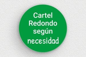 Placas Verdes - PVC - undefined - vert-blanc - none - es-cartel-color-verde-001-3-1747889508414
