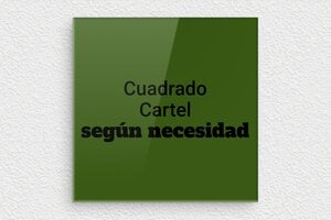 Placas de Metacrilato - Plexiglás - undefined - custom - none - es-cartel-color-verde-002-5-1747889532947