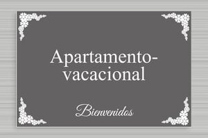 Placas para Apartamento Turístico - PVC - undefined - gris-souris-blanc - none - es-cartel-de-apartamento-vacacional-001-2-1747825106411