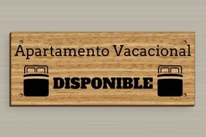 Placas para Apartamento Turístico - Cartel indicador hacia la recepción - undefined - chene - holes-only - es-cartel-de-apartamento-vacacional-003-1-1747825171497