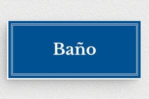 Placas Rectangulares - Cartel para Baño - undefined - bleu-blanc - glue - es-cartel-de-bano-001-4-1747823716877