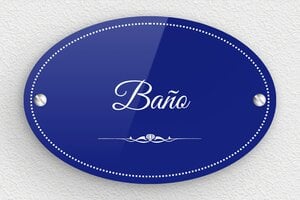 Placas de Metacrilato - Cartel ovalado de baño de plexiglás - undefined - custom - screws - es-cartel-de-bano-017-1-1747823451092