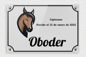 Placas para Box de Caballo - Plexiglás - undefined - custom - screws-caps - es-cartel-de-raza-de-caballo-001-3-1747818999866