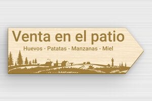 Placas con Forma de Flecha - Madera - undefined - erable - glue - es-cartel-de-venta-005-1-1747880433273