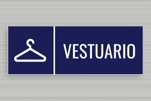 Fijaciones para Placas - Cartel de Vestuario - undefined - bleu-marine-blanc - glue - es-cartel-de-vestuario-005-3-1747818976098