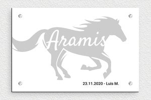 Placas para Box de Caballo - PVC - undefined - custom - screws - es-cartel-establo-caballo-011-1-1747819092572