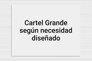 Placas Grandes - Aluminio Dibond - undefined - custom - none - es-cartel-grande-001-2-1747890158812