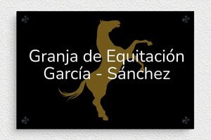 Placas para Caballos - PVC - undefined - custom - screws-spacer - es-cartel-granja-equitacion-009-1-1747819022173