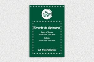 Fijaciones para Placas - PVC - undefined - vert-sapin-blanc - glue - es-cartel-horario-apertura-003-5-1747818634939