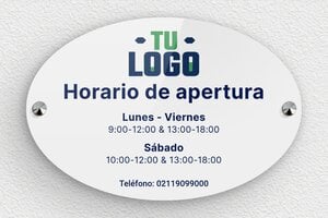 Fijaciones para Placas - Plexiglás - undefined - custom - screws-caps - es-cartel-horario-negocio-001-3-1747818657975