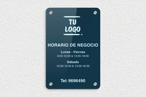 Fijaciones para Placas - Plexiglás - undefined - custom - screws-caps - es-cartel-horario-negocio-003-3-1747818689987