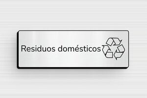 Placas de Identificación Industrial - Cartel 'Por favor, toque el timbre' - undefined - gris-brosse-noir - glue - es-cartel-indicador-003-2-1747880596283
