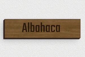 Placas de Madera - Madera - undefined - noyer - none - es-cartel-jardin-001-4-1747822231114