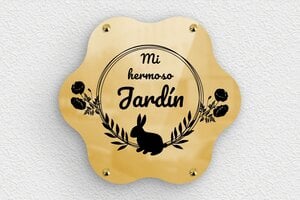 Placas de Latón - Latón - undefined - poli - screws-caps - es-cartel-jardin-metal-003-2-1747897890585